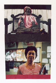 Jutta Hieret, Frauen im Orient - Frauen im Okzident: Grosse Mutter, Fotocollage 2003
